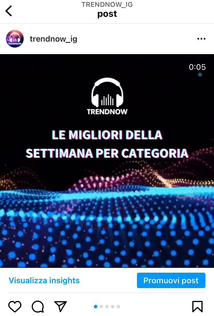 post pubblicato